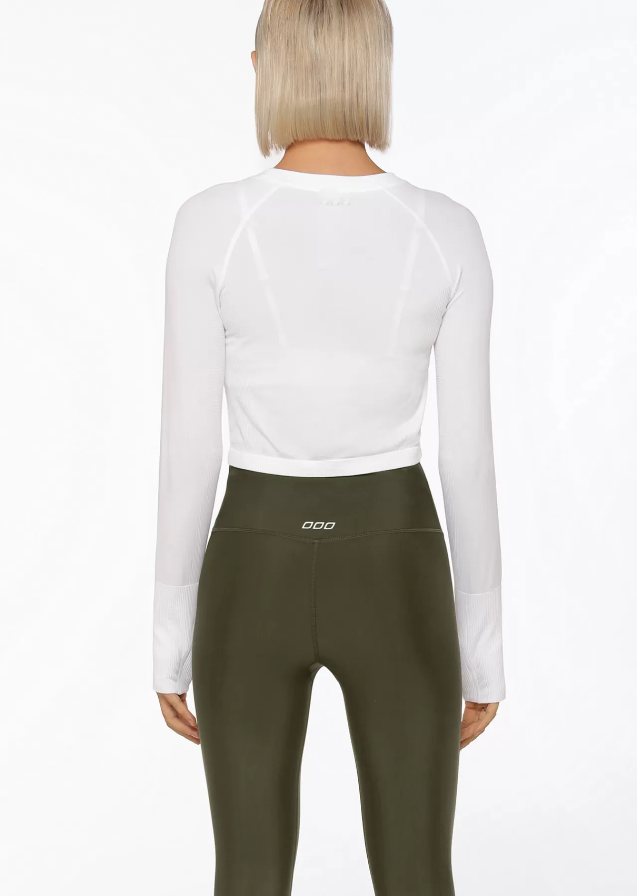 Women Lorna Jane Tops>Dynamic Seamless Cropped Long Sleeve Top