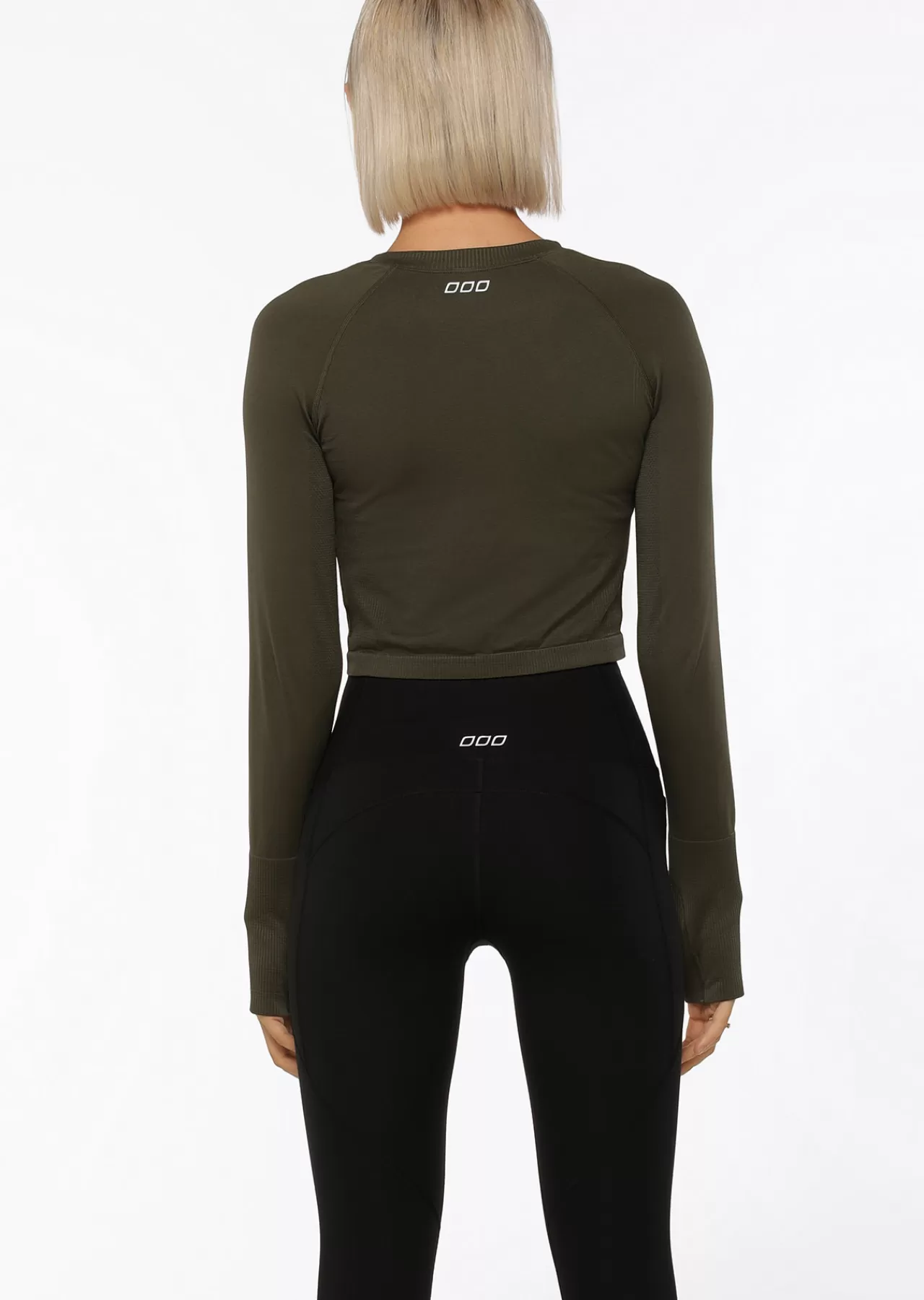 Women Lorna Jane Tops>Dynamic Seamless Cropped Long Sleeve Top