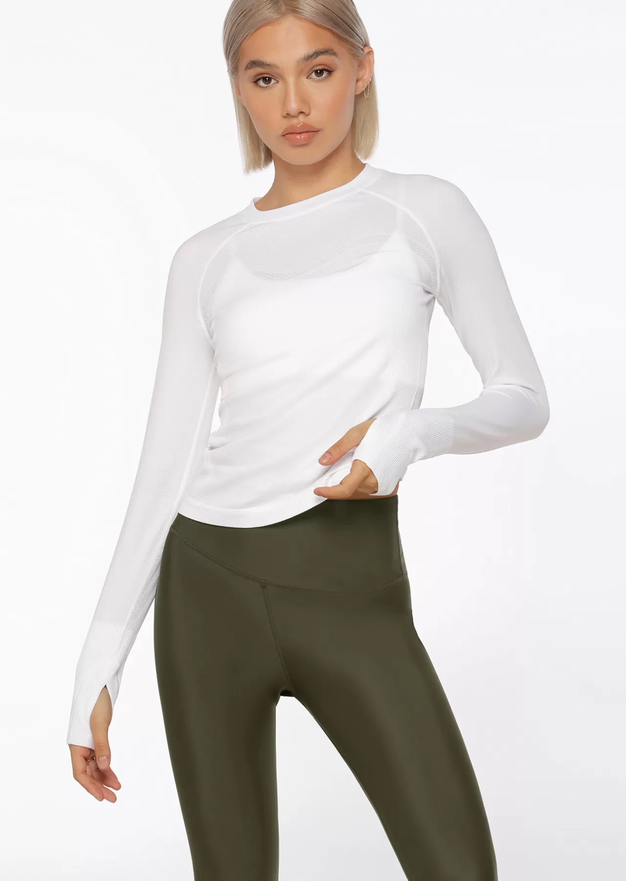 Women Lorna Jane Tops>Dynamic Seamless Long Sleeve Top