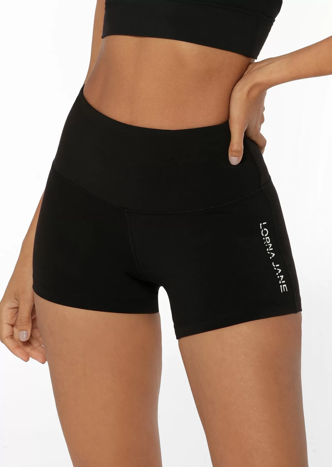 Women Lorna Jane Shorts>Lotus No Chafe 3.5" Bike Short