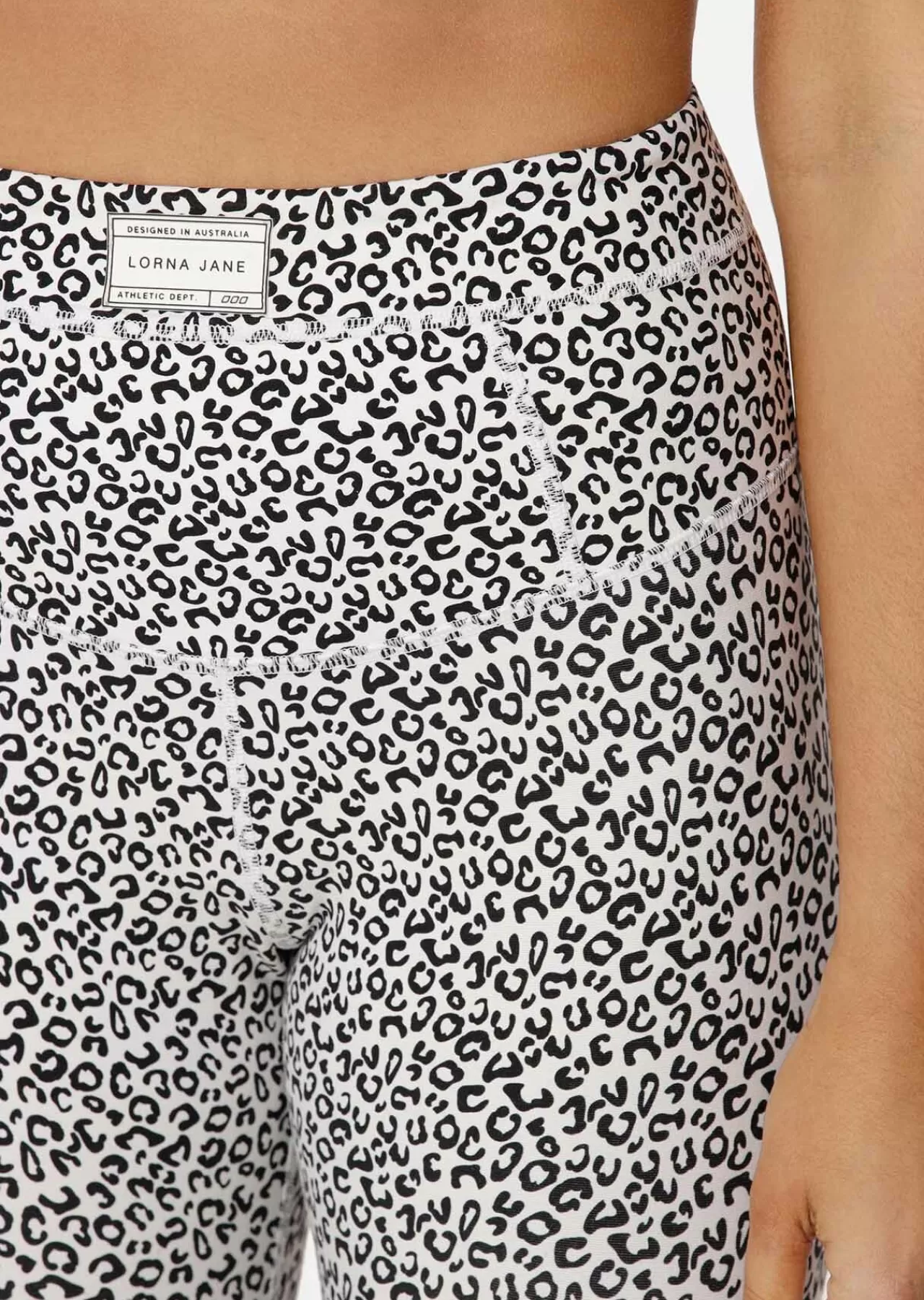 Women Lorna Jane Tights And Leggings>Micro Leopard Core Stability Ankle Biter Leggings
