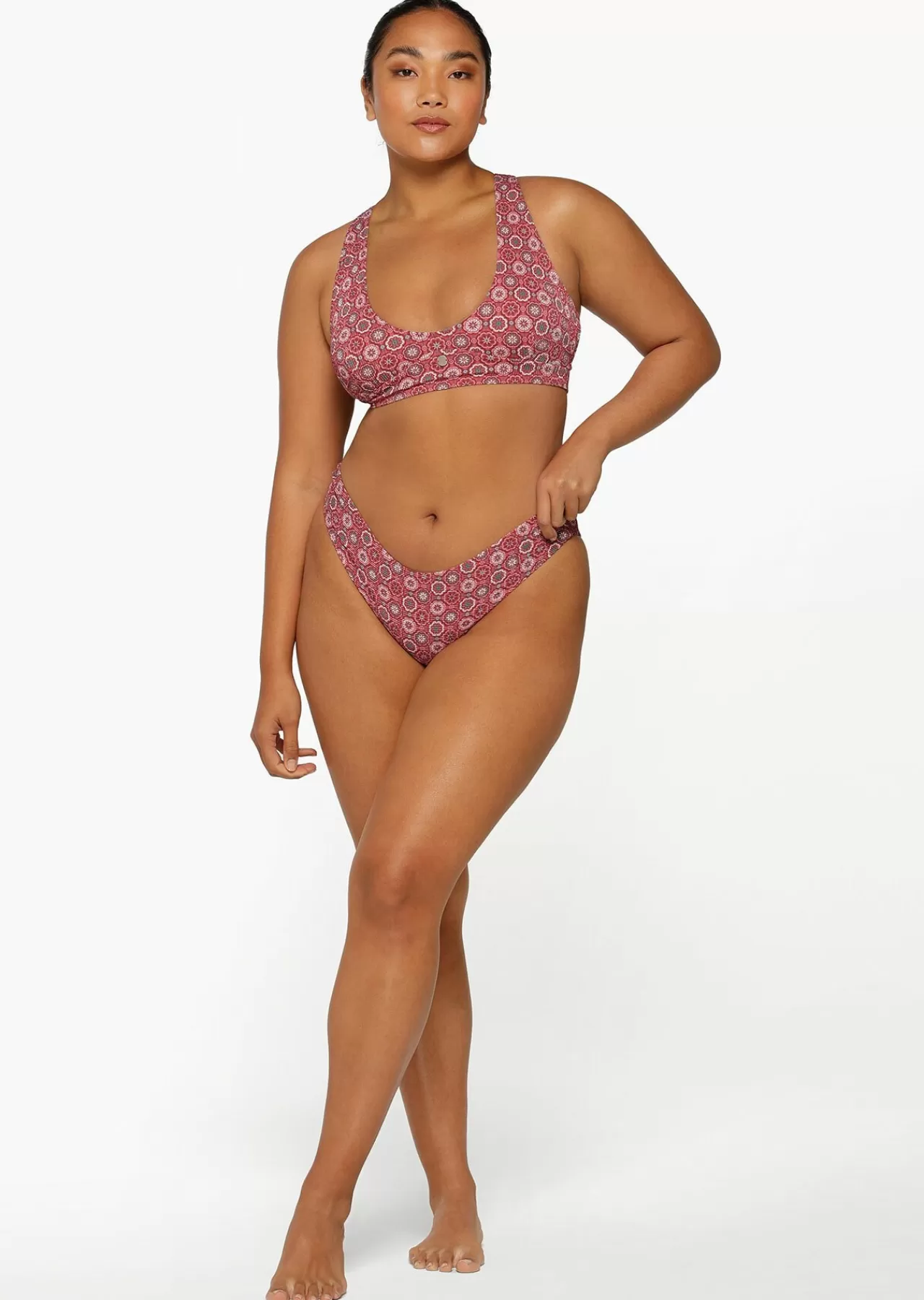 Women Lorna Jane Swimwear>Moroccan Isle Recycled Swim Brief