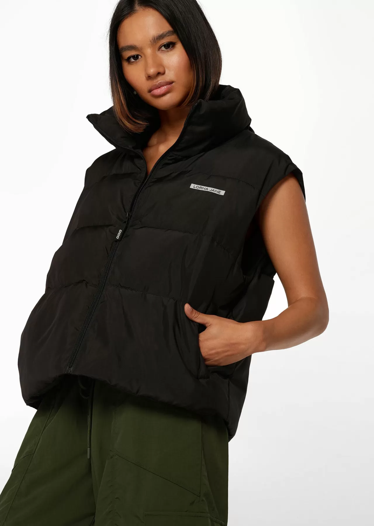 Women Lorna Jane Jackets, Hoodies And Sweats>Motion Puffer Vest