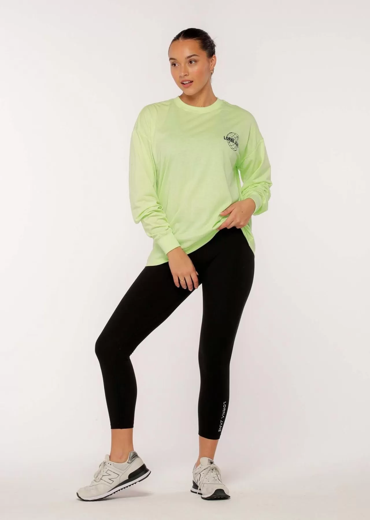 Women Lorna Jane Tops>Original Sport Oversized Long Sleeve Tee