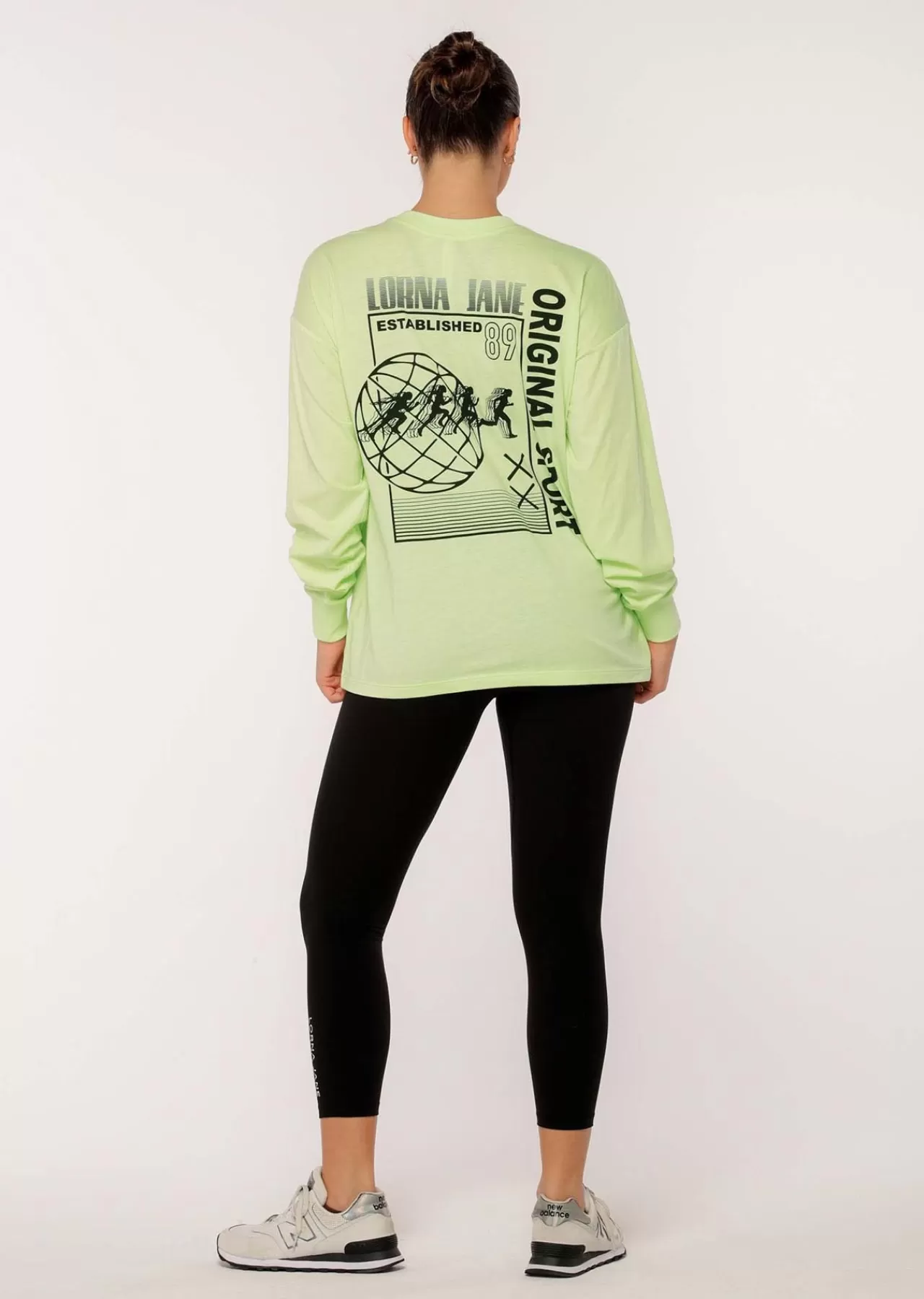 Women Lorna Jane Tops>Original Sport Oversized Long Sleeve Tee