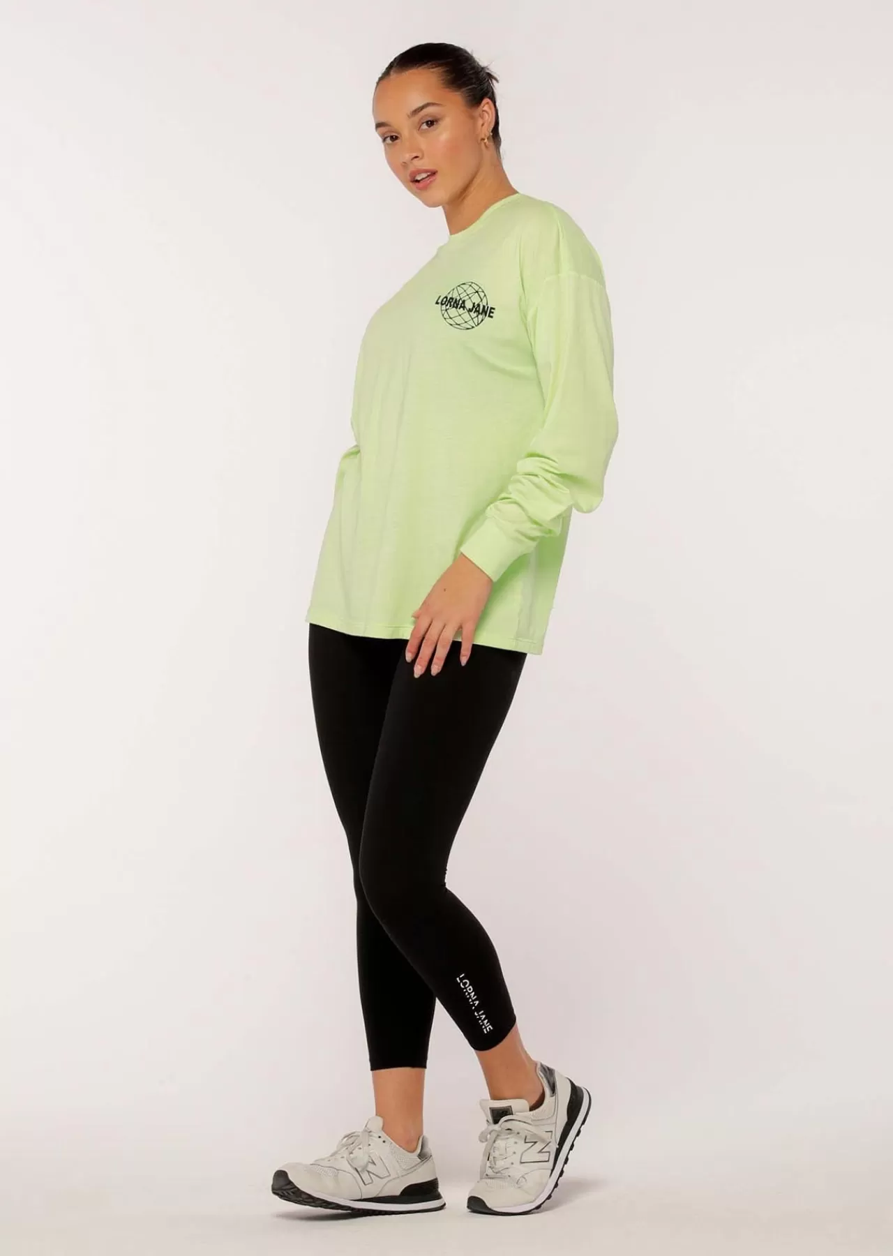 Women Lorna Jane Tops>Original Sport Oversized Long Sleeve Tee