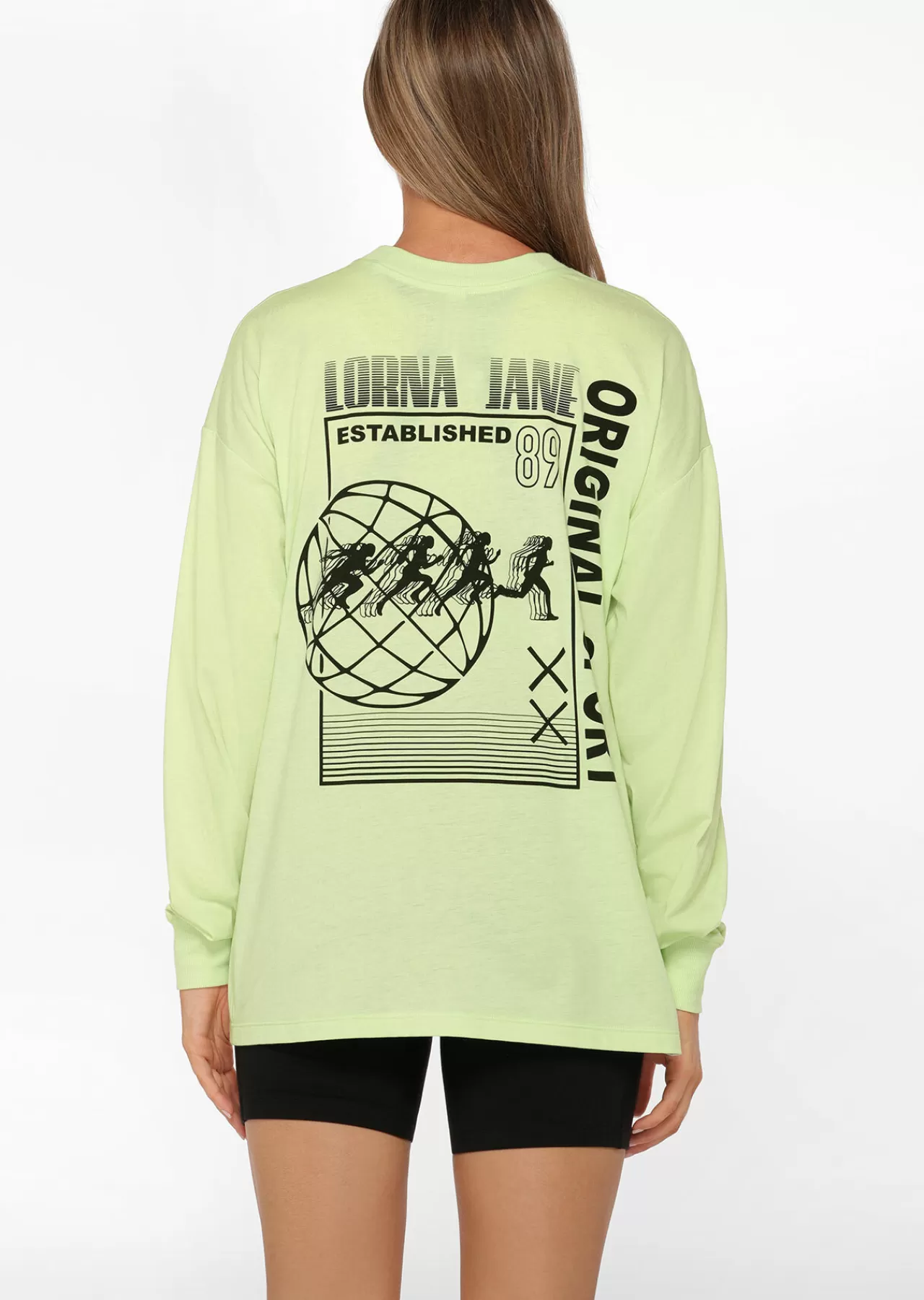 Women Lorna Jane Tops>Original Sport Oversized Long Sleeve Tee