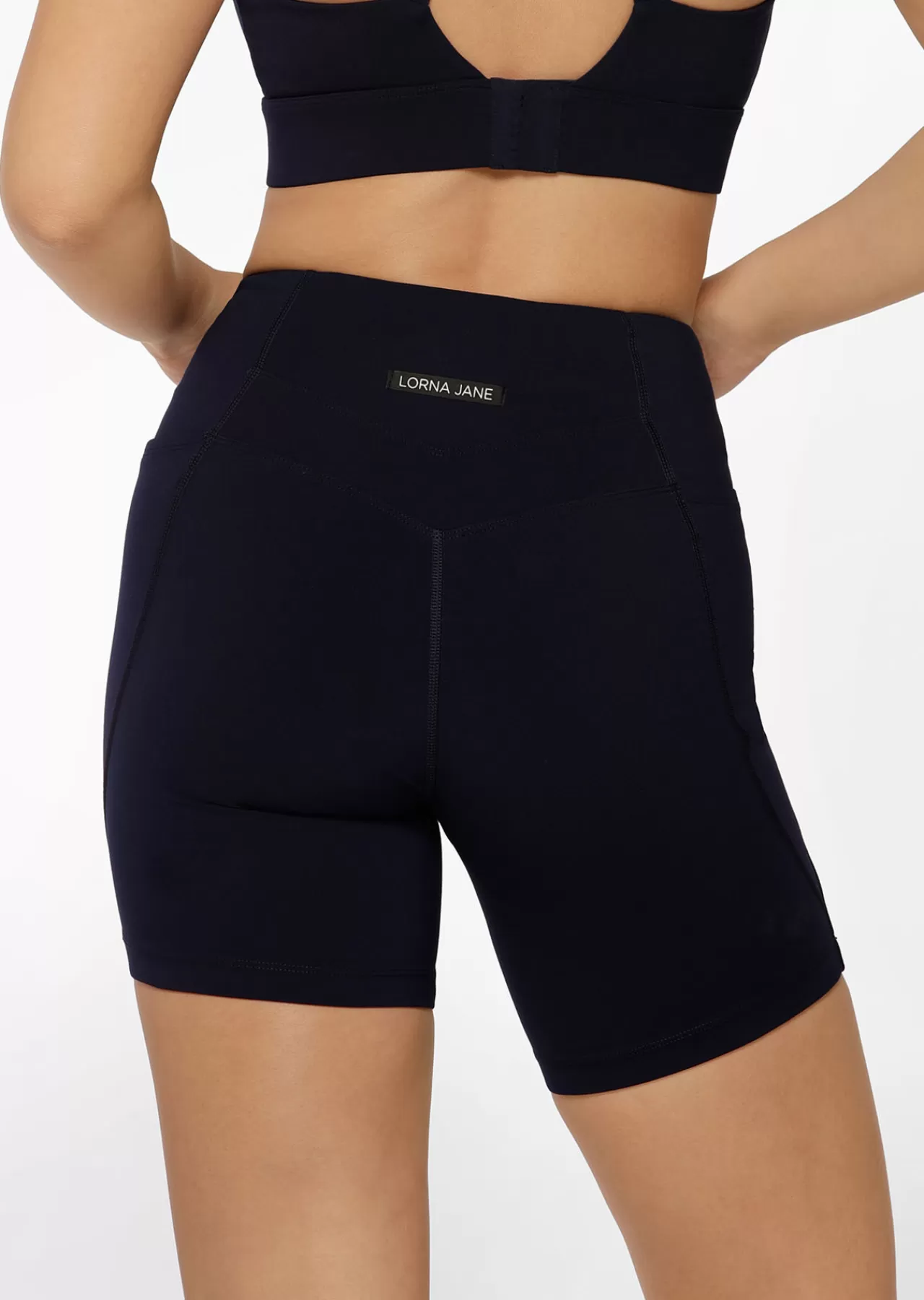 Women Lorna Jane Shorts>Zip Pocket Recycled Stomach Support 16Cm Bike Short